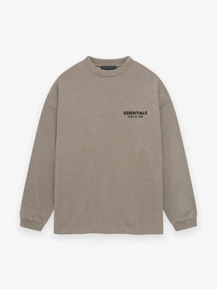 Essentials Jersey Long Sleeve T-Shirt Brown