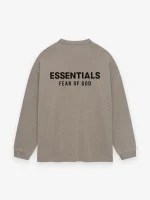 Essentials Jersey Long Sleeve T-Shirt Brown