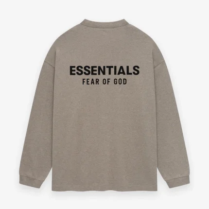 Essentials Jersey Long Sleeve T-Shirt Brown