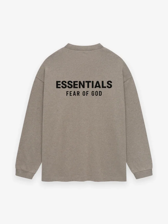 Essentials Jersey Long Sleeve T-Shirt Brown