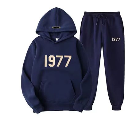 Oversized 1977 Essentials Tracksuit Blue